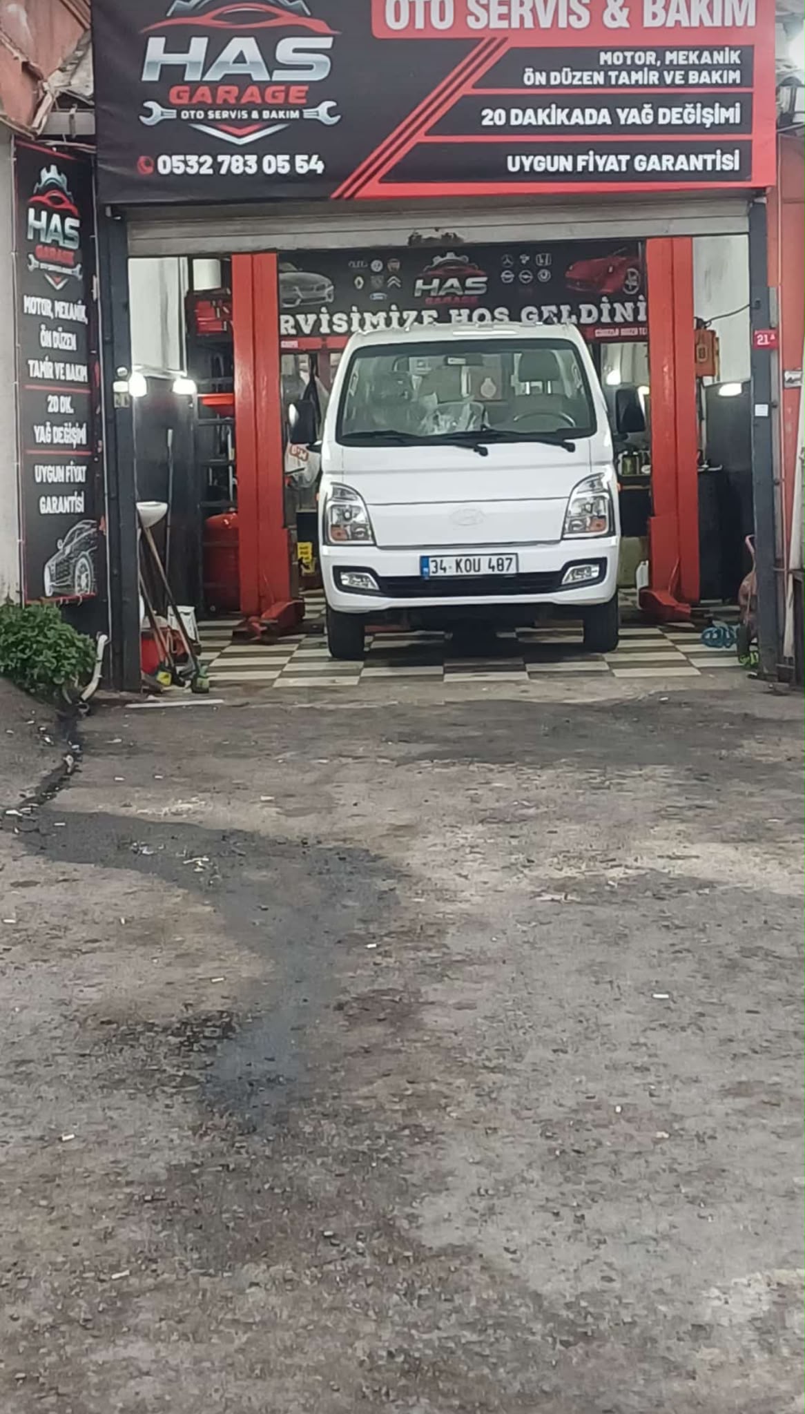 Has Oto Servis Çalışma Alanı